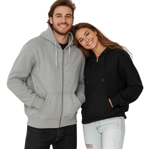 260g unisex zipped Hoodie Thumbnail