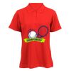 180g ladies 100% cotton Golf Shirt Thumbnail