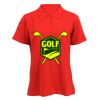 180g ladies 100% cotton Golf Shirt Thumbnail
